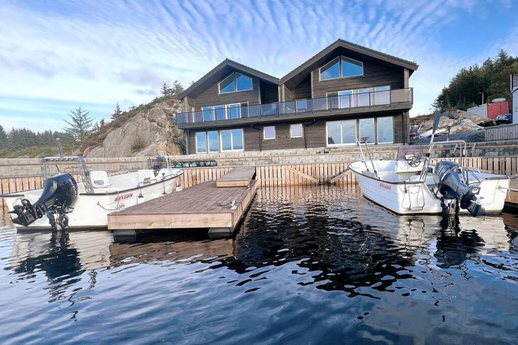 Eksklusiv Rorbu - Havblikk 1 - Batutleie Villa Bekkjarvik Exterior photo